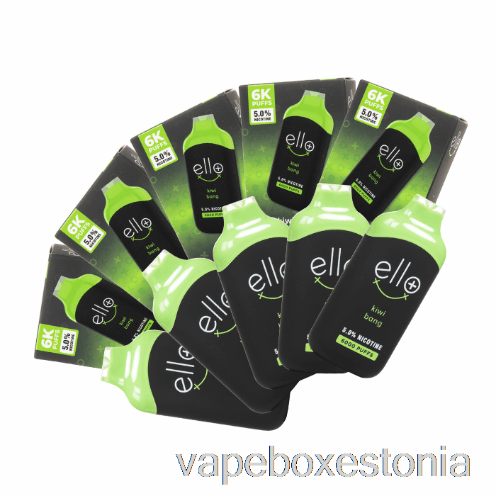 Vape Box Estonia [10-pack] Blvk Ello Pluss 6000 ühekordne